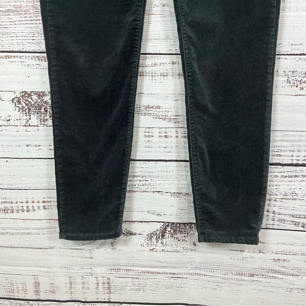 J.Crew Mercantile Gray Velvet Skinny Ankle Pants